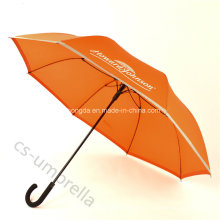 Auto abra 23 &quot;paraguas negro de la publicidad de la fibra de vidrio para la promoción (YSS0122)